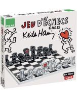 Дървен детски шах Vilac - Дизайн Keith Haring