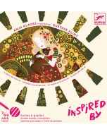 Комплект за рисуване Djeco - Вдъхнови се от Gustave Klimt