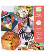 Творчески комплект за киригами Djeco - Животни