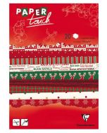 Креативен блокпад скрап хартия Clairefontaine Christmas / Noel в А5 формат - 20 листа
