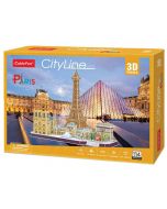 3D пъзел Cubic Fun Cityline - Париж, 114 части