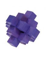 3D пъзел от бамбук - Violet Block