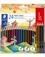 Комплект цветни моливи Staedtler Noris Colour 185, 20 + 4 цвята