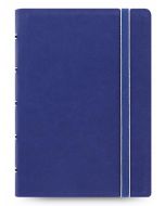 Тефтер Filofax Notebook Classic Pocket Blue със скрита спирала, ластик и линирани листа
