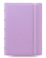 Тефтер Filofax Notebook Classic Pastels Pocket Orchid със скрита спирала, ластик и линирани листа