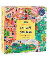 Двустранен пъзел Professor Puzzle: Котки и кучета, 500 части