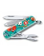 Швейцарски джобен нож Victorinox Classic 2020 Sports World – лимитирана серия