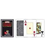 Покер карти Texas Poker 100% Plastic, черни