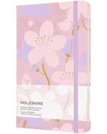 Класически тефтер Moleskine Sakura с твърди корици и нелинирани страници