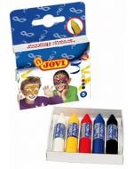 Пастели за рисуване върху лице Jovi, 5 цвята
