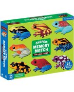 Мемори игра с форма Mudpuppy - Тропически жаби