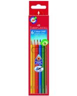 Цветни моливи Faber-Castell, 6 цвята