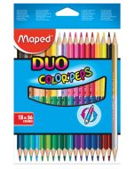 Цветни моливи Maped Color'Peps Duo, 18 бр., 36 цвята