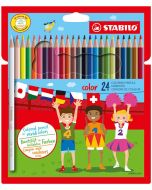 Комплект цветни моливи Stabilo, 24 цвята