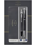 Комплект Parker - Химикалка и писалка Royal IM Black CT