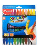 Маслени пастели Maped Color Peps, 24 цвята