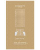 Пълнител за тефтер Filofax Clipbook Classic Personal - 25 бели страници на малки квадратчета