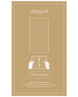 Пълнител за тефтер Filofax Clipbook Classic Personal - 25 бели страници To Do