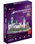 Светещ 3D пъзел Cubic Fun - Замъкът Нойшванщайн, 128 части