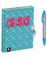 Комплект Busquets Colors 2022 таен дневник с ключ и химикалка