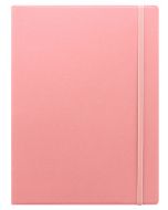 Тефтер Filofax Notebook Classic Pastels A4 Rose със скрита спирала, ластик и линирани листа