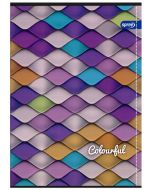 Тетрадка Spree Colourful А4, 60 листа с широки редове