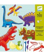 Творчески комплект: Djeco Кукли динозаври