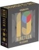 В черната кутия на играта 19 (Nineteen) - базова игра на The Clashers са изписани смелите златни цифри 19, с цветна кръгова диаграма на 9, както и текст на кирилица и английски език, описващ тази уникална настолна игра и Quiz.-1-thumb
