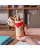 2 в 1 силиконов несесер Legami Kawaii - Golden - Legami - Legami - Момиче, Момче - Legami - Extraordinary Stationery - 8052694123949-2-thumb