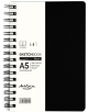 Скицник Drasca Black със спирала, A5, 80 л., портрет-thumb