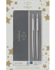 Комплект Parker - Химикалка и автоматичен молив Royal Jotter Stainless Steel CT-1-thumb