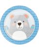 Сини чинийки Creative Party - Birthday Bear, 8 бр.-1-thumb