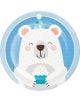 Чинийки Creative Party - Birthday Bear, 8 бр.-1-thumb