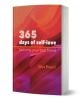 365 дни любов към себе си предлага ежедневни утвърждения, които насърчават любовта към себе си и повишават самооценката, с дързък бял и жълто-оранжев текст на абстрактен червен и лилав фон.-1-thumb
