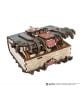 3D дървен пъзел Ugears - Хари Потър Книгата на чудовищата, с 195 части, впечатлява с остри зъби, очи и видими зъбни колела - идеален модел на страховитата оживяла книга.-2-thumb