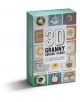 Кутията 3D Granny Square Cards показва на корицата ярки 3D квадрати на баба с мотиви на животни, цветя и геометрични мотиви на една кука. Комплектът включва 52 карти за плетене на една кука за създаване на изскачащи мотиви.-1-thumb