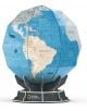The 3D пъзел Cubic Fun National Geographic - Глобус с изтриване, 32 части, показващи континентите Южна Америка, Северна Америка и Африка и е върху черна стойка с логото на National Geographic.-2-thumb
