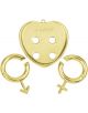 3D пъзел Eureka Hanayama Cast Mini Huzzle Amour Gold - Eureka - Eureka - Жена, Мъж - Eureka - Mini Huzzle - 5407005151822-3-thumb