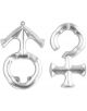 3D пъзел Eureka Hanayama Cast Mini Huzzle Dolce - Eureka - Eureka - Жена, Мъж - Eureka - Mini Huzzle - 5407005151754-3-thumb