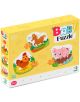 Пъзел Dodo 3 в 1: Денят във фермата - Dodo - Dodo - Момиче, Момче - 4823115906502-1-thumb