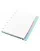 Тефтер Filofax Notebook Classic Pastels A5 Duck Egg със скрита спирала, ластик и линирани листа - Filofax - Classic - 5015142262006-4-thumb