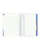 Тефтер Filofax Notebook Saffiano A5 Vista Blue със скрита спирала и линирани листа - Filofax - Filofax - Saffiano - 5015142263317-3-thumb