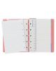 Тефтер Filofax Notebook Classic Pastels Pocket Rose със скрита спирала, ластик и линирани листа - Filofax - Notebook - 5015142269197-3-thumb
