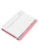 Тефтер Filofax Notebook Classic Pastels Pocket Rose със скрита спирала, ластик и линирани листа - Filofax - Notebook - 5015142269197-4-thumb