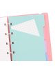 Тефтер Filofax Notebook Classic Pastels Pocket Rose със скрита спирала, ластик и линирани листа - Filofax - Notebook - 5015142269197-5-thumb