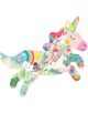 Пъзел Floss & Rock, Rainbow Fairy - Еднорог, с 120 части и цветни илюстрации на деца, животни, дъги и слънце - идеален за деца и създава магична атмосфера.-3-thumb