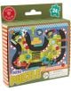Мини пъзел Floss & Rock, Cars - Коли, 24 части: цветен пъзел за деца 3+ с коли, писта и флагове. Кутията е с ярки графики и предупреждение за дребни части. Перфектен избор за малчугани!.-1-thumb