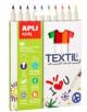 Комплект маркери за текстил Apli Kids, 10 цвята - Apli - Apli Paper - Момиче, Момче - Apli - Kids - 8410782182207-1-thumb