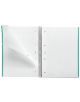 Тетрадка Miquelrius The Original Turquoise PP А4 със спирала, 80 листа на малки квадратчета - Miquelrius - Apli Paper - Miquelrius - The Original - 8422593024768-2-thumb