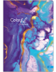 Тетрадка Lastva Colorful, A4, 96 листа, широки редове, твърди корици-1-thumb
